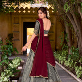 Prathima Silk Zari Weaving Lehenga