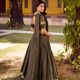 Swasthika Cotton Zari Woven Lehenga