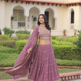 Desirable Faux Georgette Lehenga Choli