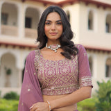 Desirable Faux Georgette Lehenga Choli