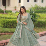 Desirable Faux Georgette Lehenga Choli