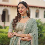 Desirable Faux Georgette Lehenga Choli