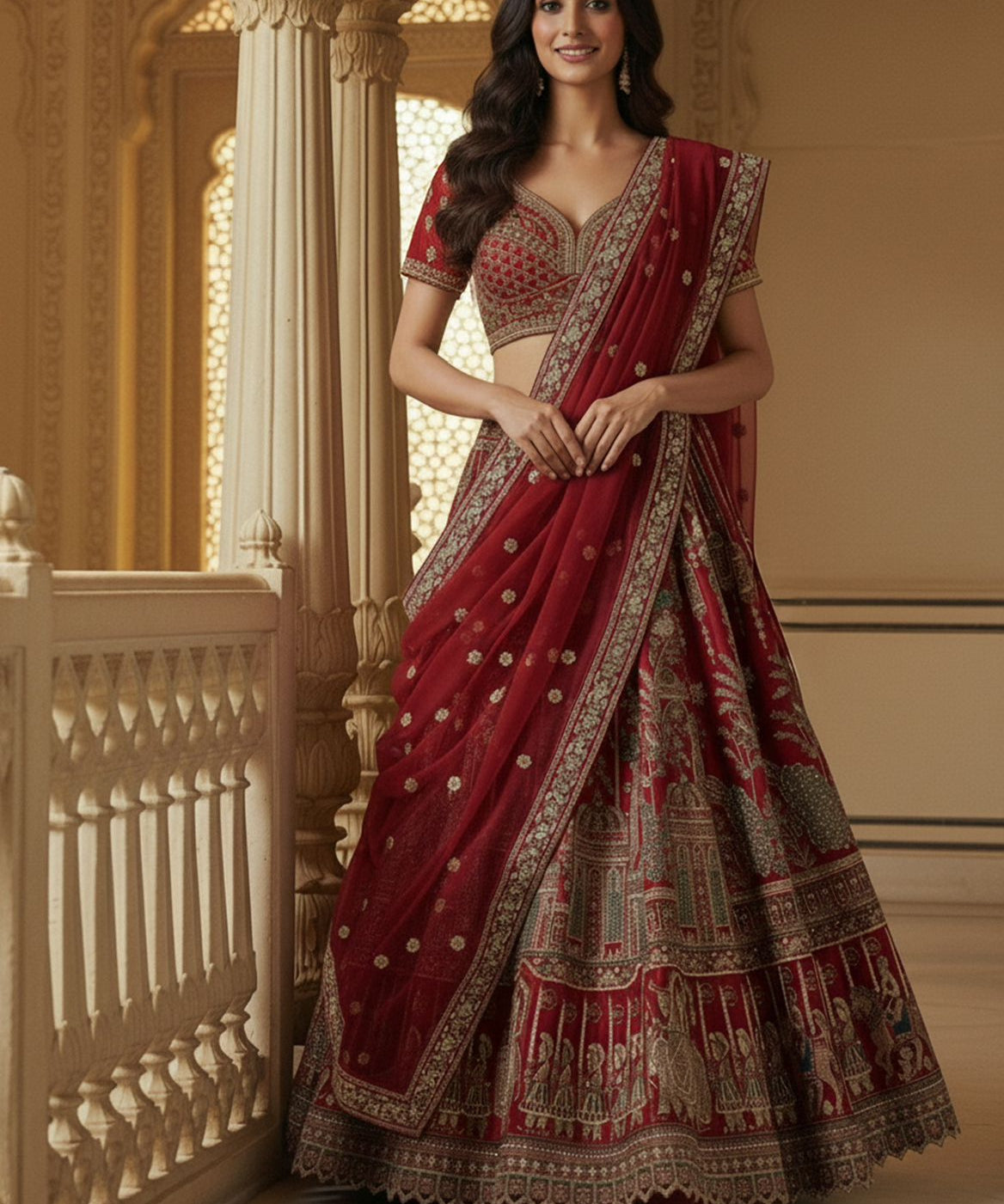 Royal Wedding Handwork Lehenga