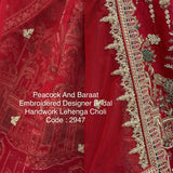 Royal Wedding Handwork Lehenga