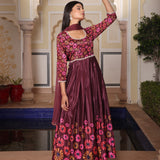 Exclusive Silk Floral Print Suit