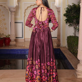 Exclusive Silk Floral Print Suit