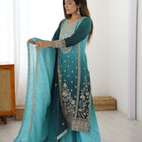 Premium Shaded Silk Suit