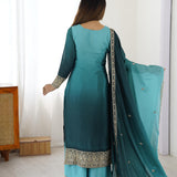 Premium Shaded Silk Suit