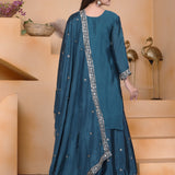 Presenting Embroidered Top Sharara