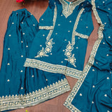 Presenting Embroidered Top Sharara