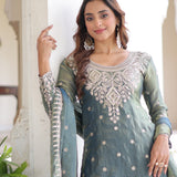 Shiny Embroidered Suit Collection