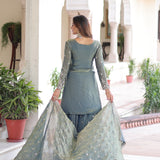 Shiny Embroidered Suit Collection