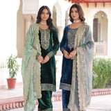 Classic Velvet Pakistani Suit