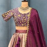 Harmonious Kanchipattu Silk Lehenga