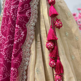 Elegant Festive Silk Lehenga