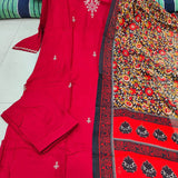 Designer Embroidered Straight Kurta