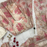 Modern Floral Print Anrkali Suit