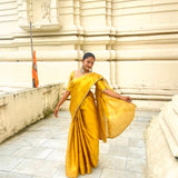 Golden Rekha Tissue Silk Saree