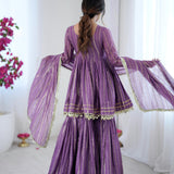 Ethnic Mirror Work Suit Set