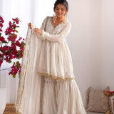 Ethnic Mirror Work Suit Set