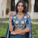 Wedding Vichitra Silk Lehenga Choli