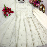 Unique Style Silk Anarkali Gown