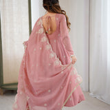 Elegant Embroidered Anarkali Gown