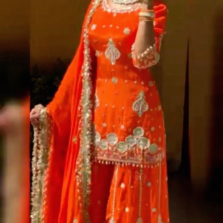 Royal Embroidered Top Plazzo Suit