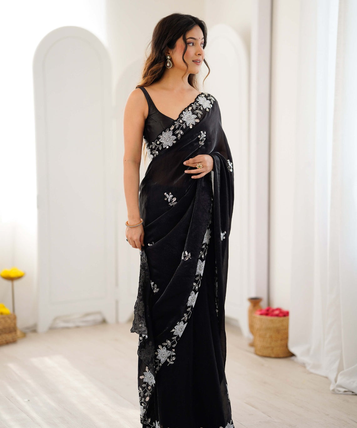 Garima Festive Fendy Satin Saree