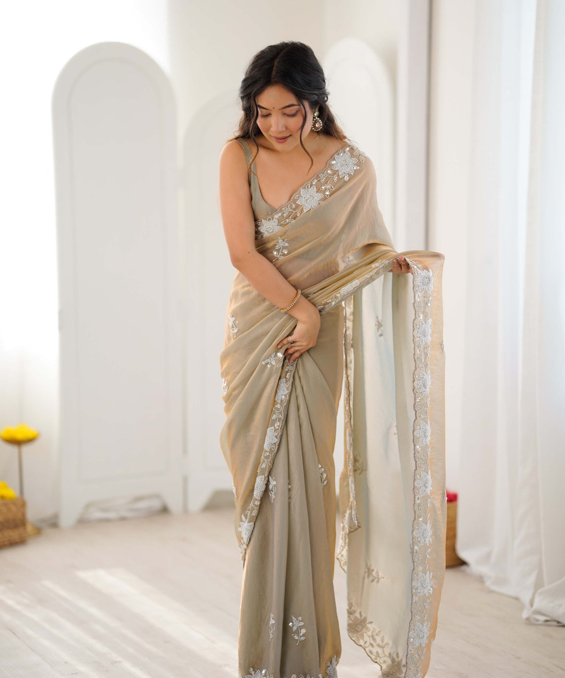 Garima Festive Fendy Satin Saree