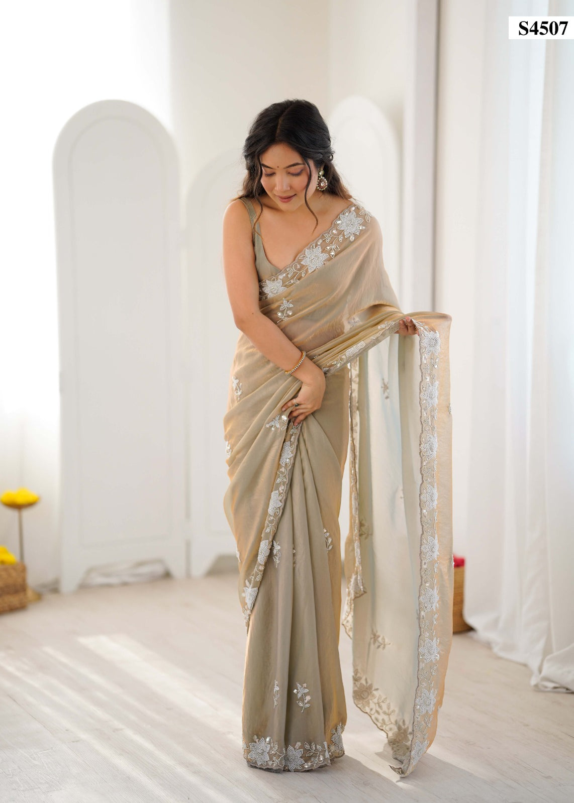 Garima Festive Fendy Satin Saree