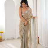 Garima Festive Fendy Satin Saree