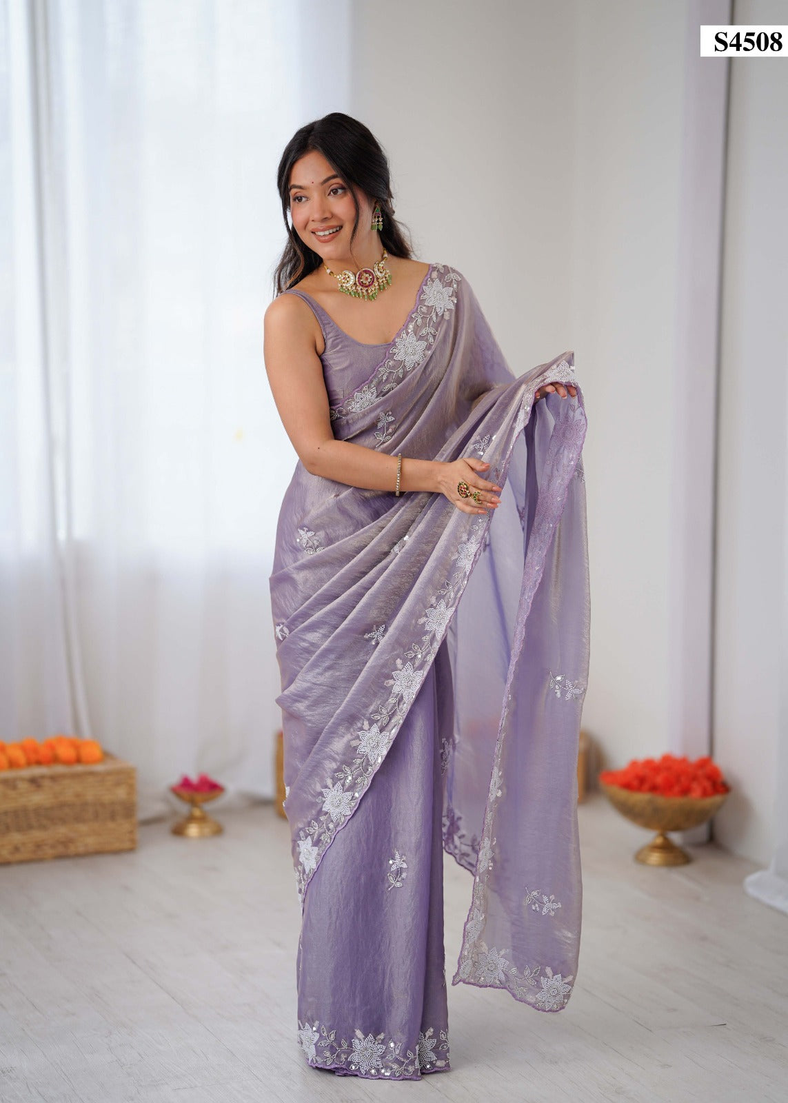 Garima Festive Fendy Satin Saree