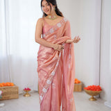 Garima Festive Fendy Satin Saree