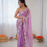 Garima Festive Fendy Satin Saree