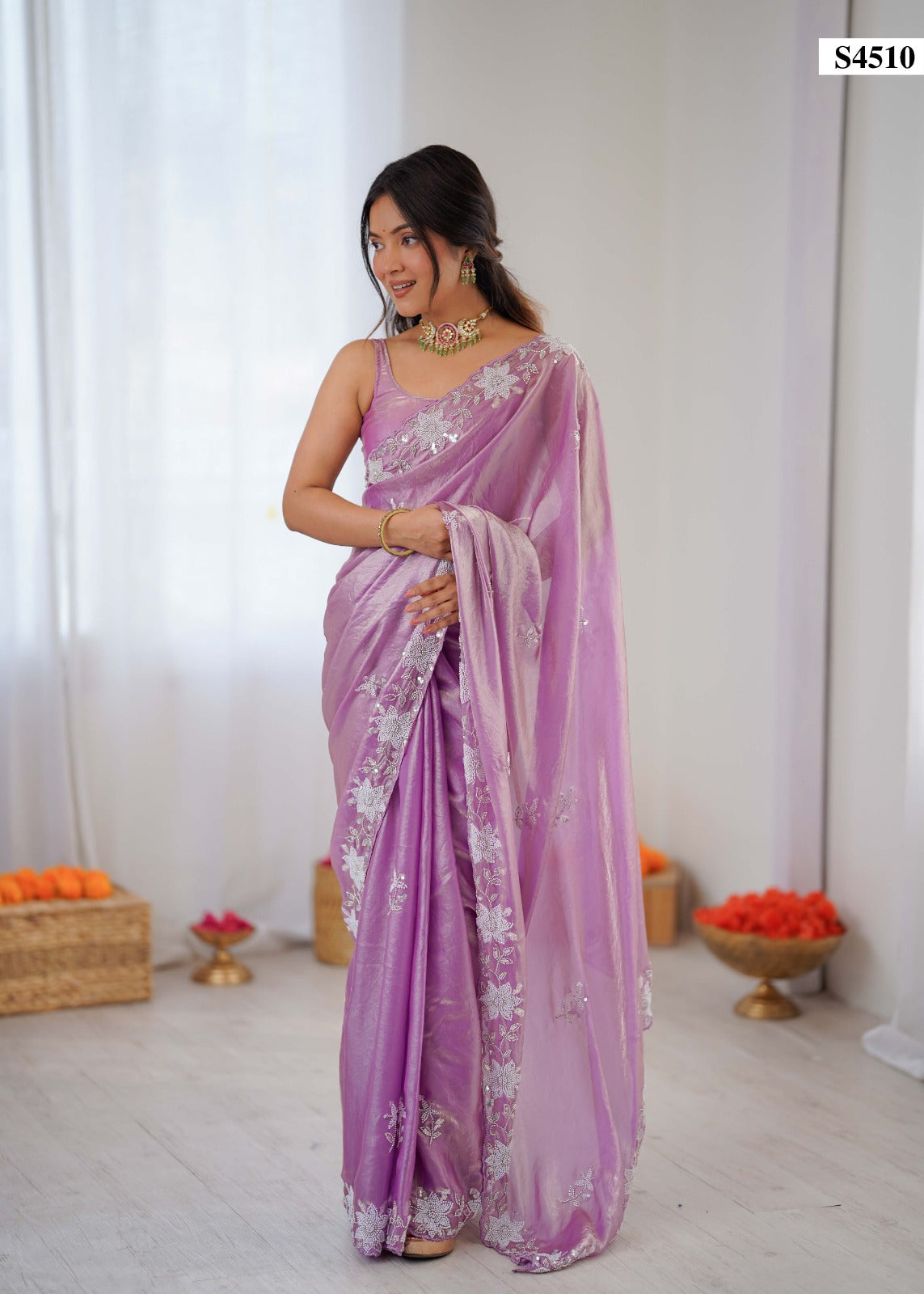 Garima Festive Fendy Satin Saree
