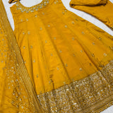 Fancy Pure Vichitra Silk Gown