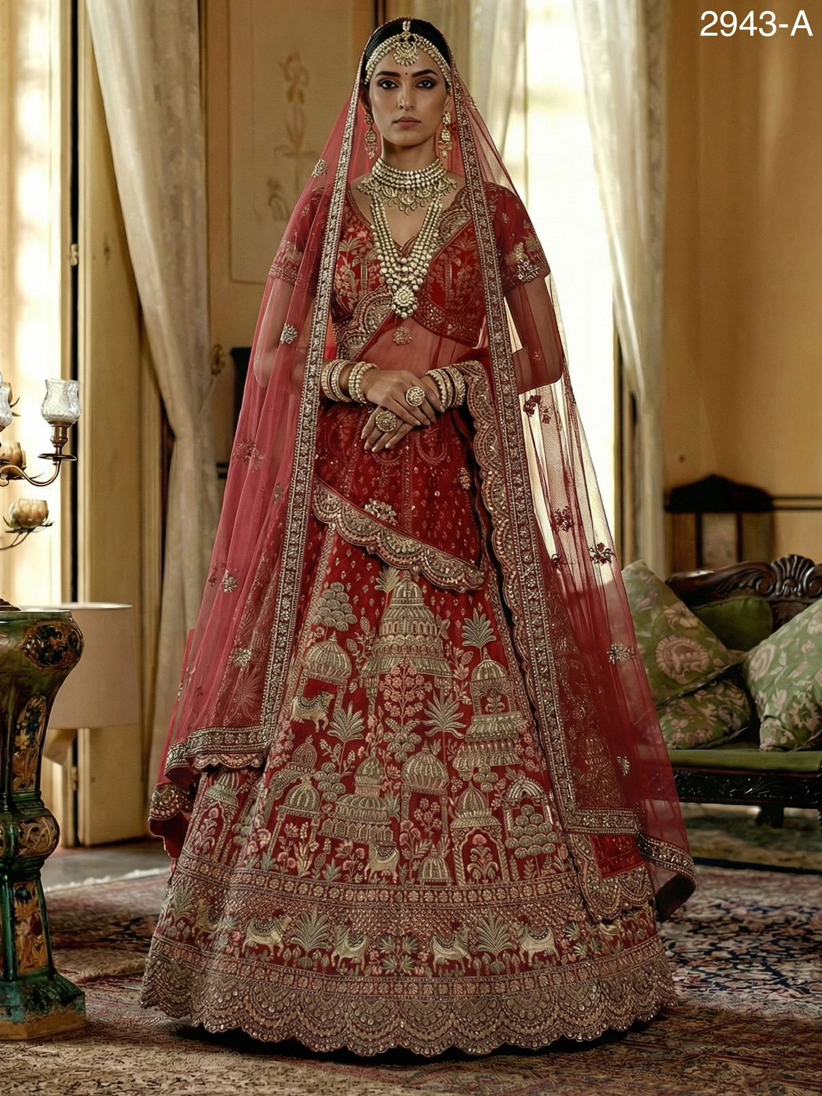 Royal Wedding Embroidered Lehenga