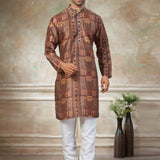 Presenting  new party wear silk kurta