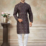 Presenting  new party wear silk kurta