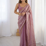 Designer Fendy Satin Silk Saree