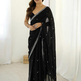 Designer Fendy Satin Silk Saree