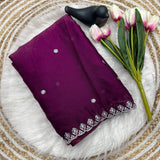 Designer Fendy Satin Silk Saree