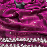 Designer Fendy Satin Silk Saree