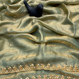 Designer Fendy Satin Silk Saree