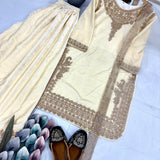 Designer Velvet Top Plazzo