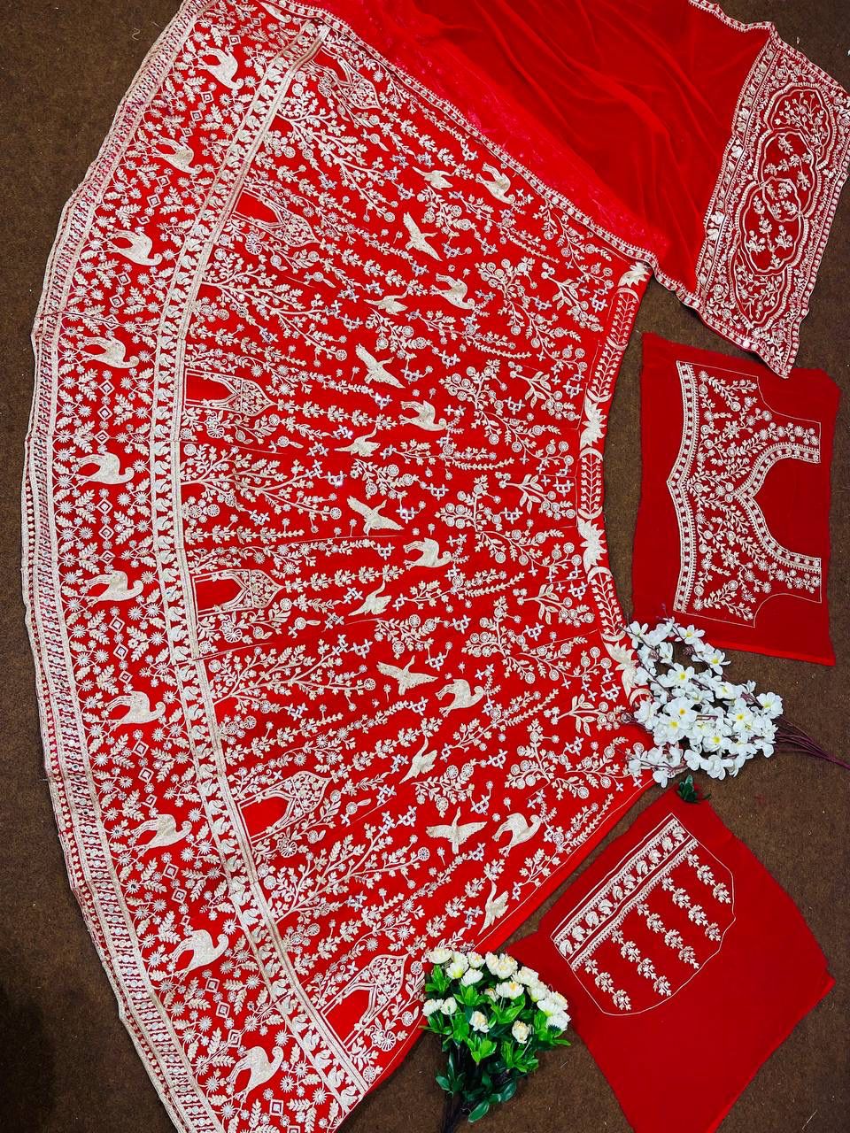 Bridal Wedding Embroidered Lehenga