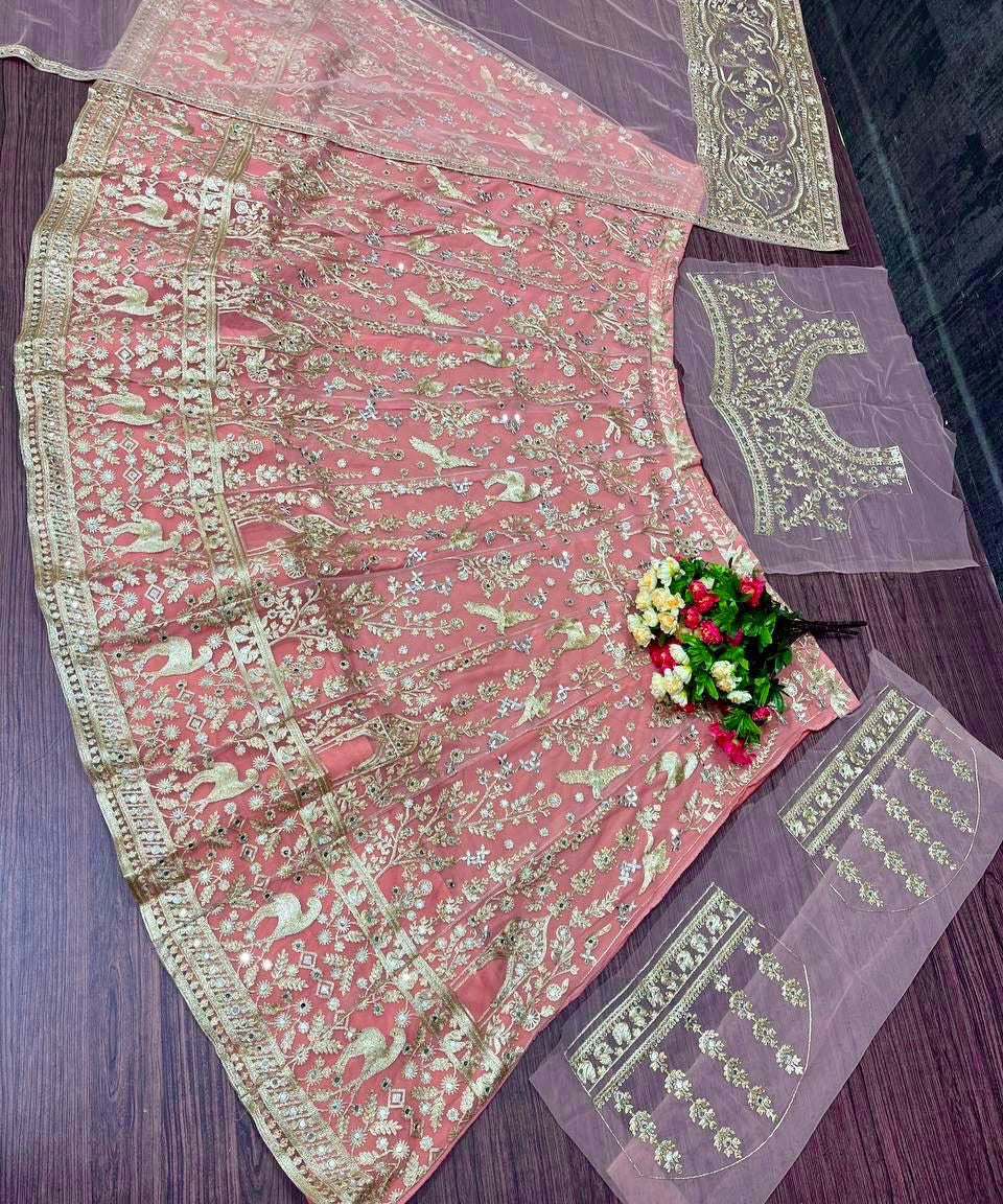 Bridal Wedding Embroidered Lehenga