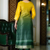 Trendy Bandhej Cotton Straight Suit