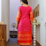 Trendy Bandhej Cotton Straight Suit